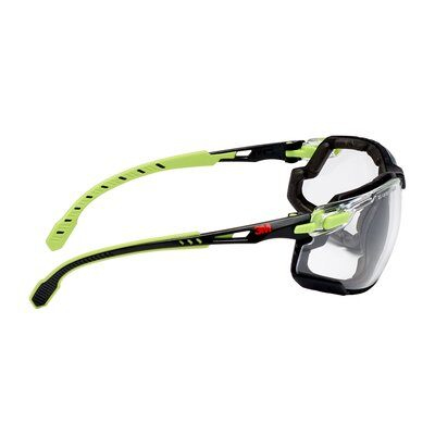 3M S1CGC1 skyddsglasögon Plast Svart, Grön