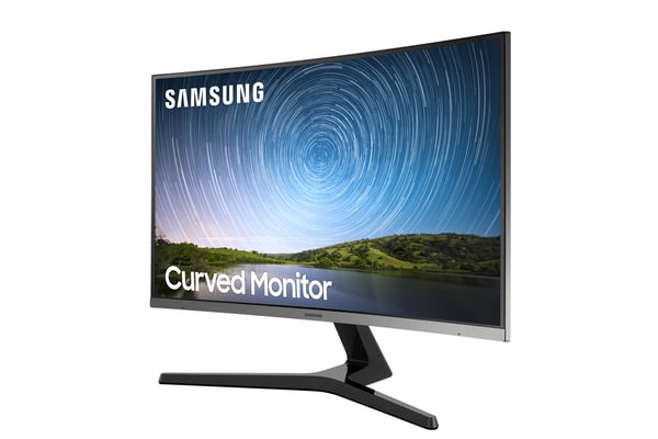 Samsung CR50 computerskærm 68,6 cm (27") 1980 x 1080 pixel Fuld HD LCD Blå, Grå