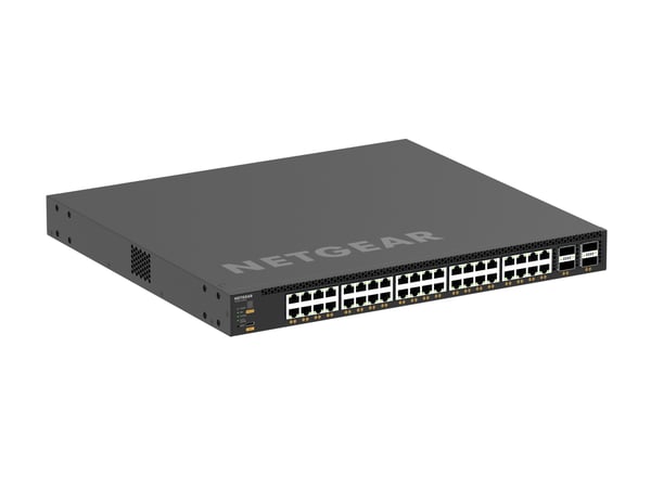 NETGEAR XSM4344C hanterad L3 10G Ethernet (100/1000/10000) Strömförsörjning via Ethernet (PoE) stöd 1U Svart