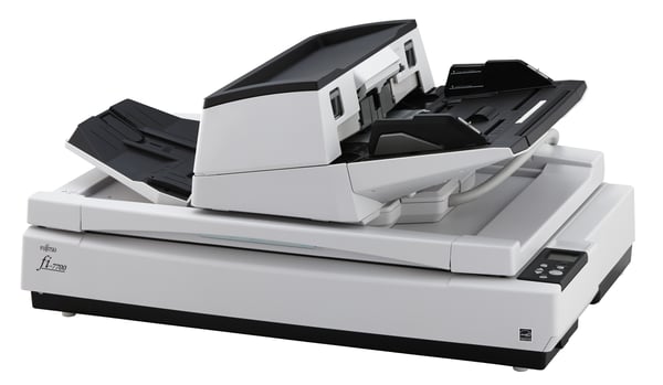 Ricoh fi-7700S Flatbed & ADF scanner 600 x 600 dpi A3 Sort, Hvid Ricoh fi-7700S Flatbed & ADF scanner 600 x 600 dpi A3 Sort, Hvid