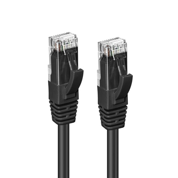 Microconnect MC-UTP6A05S netværkskabel Sort 5 m Cat6a U/UTP (UTP) Rund