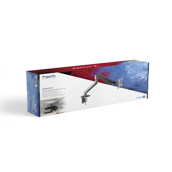 TooQ DB4032TNR-G fäste och ställ till bildskärm 81,3 cm (32") Bord Svart