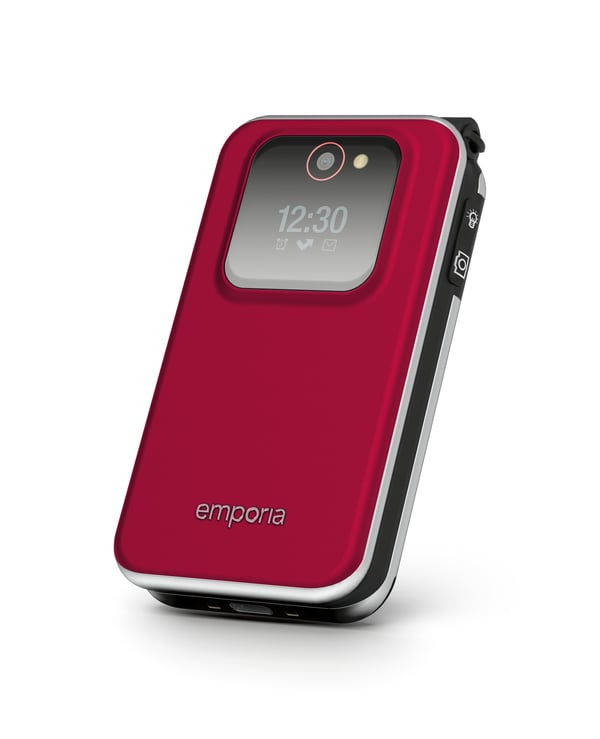Emporia emporiaJOY-LTE 7,11 cm (2.8") 115 g Rød Senior telefon