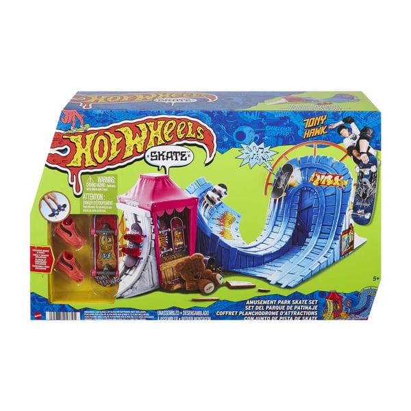 Hot Wheels Action Skate-set med skejtpark, lekset