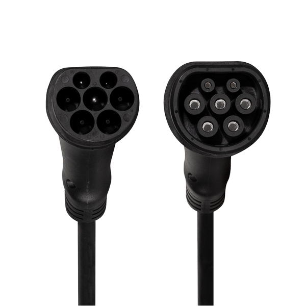 LogiLink EVC0101 laddkabel för elektriskt fordon Svart Typ 2 3 5 m