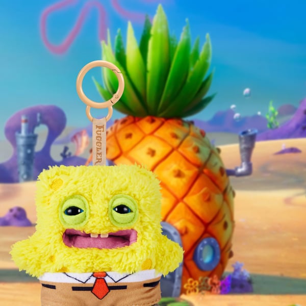 Hug-A-Lumps Fuggler SpongeBob 13 cm Licenseret Nøglering Sortiment