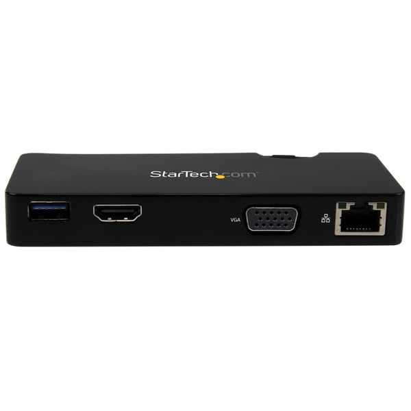 StarTech.com Portabel dockningsstation för bärbara datorer - HDMI eller VGA - USB 3.0