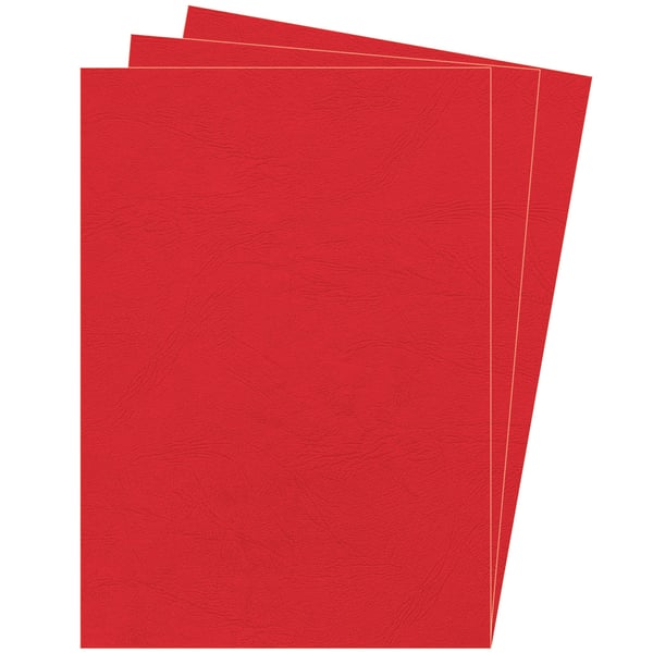Fellowes 5373702 omslagssidor A4 papper Röd 25 styck