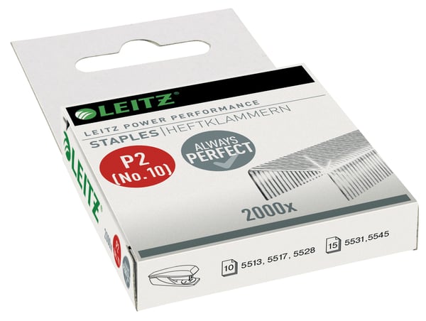 Leitz 55771000 häftklamrar Häftklammersats 2000 klammer
