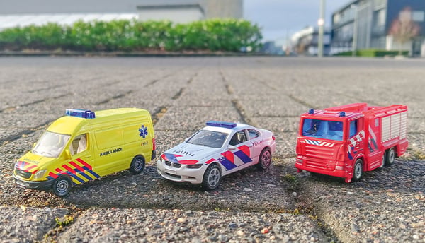 Siku Dutch emergency call set Bilmodelsæt Formonterede