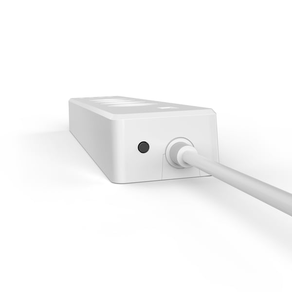 Hama 00176574 stikdåse 1 m 4 AC stikkontakt(er) Indendørs Hvid