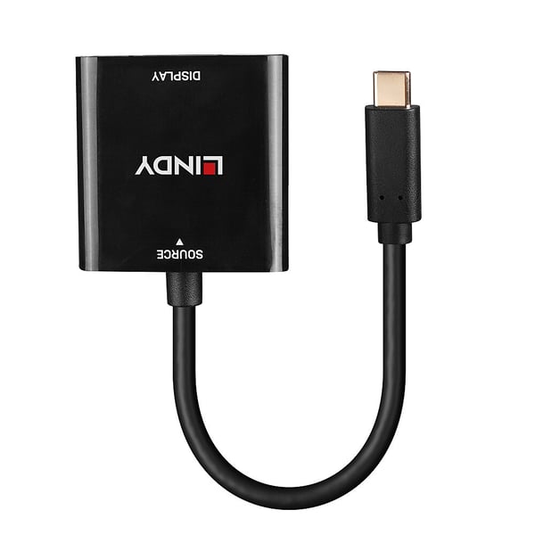 Lindy 43269 USB-grafikadapter 3840 x 2160 pixlar Svart