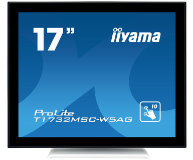 iiyama ProLite T1732MSC-W5AG platta pc-skärmar 43,2 cm (17") 1280 x 1024 pixlar LED Pekskärm Vit