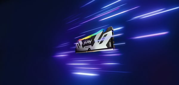 Kingston Technology FURY 96 Gt 6400 MT/s DDR5 CL32 DIMM (2 kpl:n pakkaus) Renegade RGB XMP