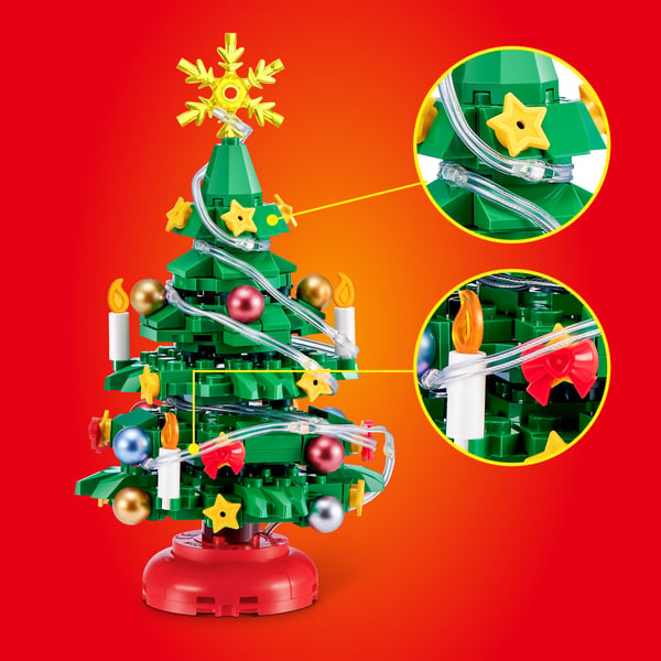 MAX Build more Premium byggeklodser til LED Christmas Tree