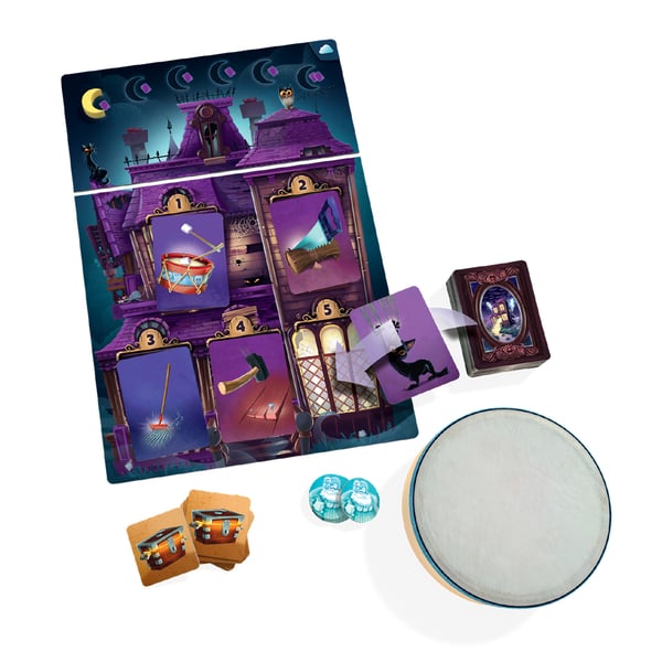 Asmodee Mysterium Kids: el tesoro del capitán Bu Mysterium Kids: el tesoro del capitán Bu 20 min. Brætspil Strategi