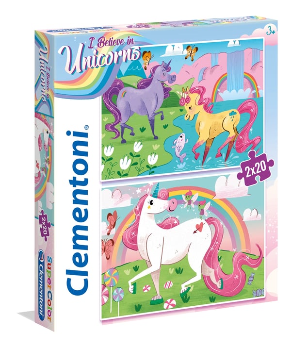 Clementoni 24754 pussel Konturpussel 20 styck Djur