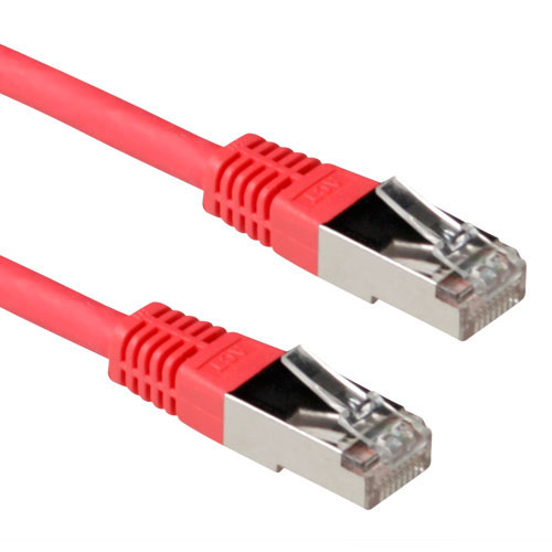 ACT 1.00m Cat6a SSTP PiMF netværkskabel Rød 1 m S/FTP (S-STP)