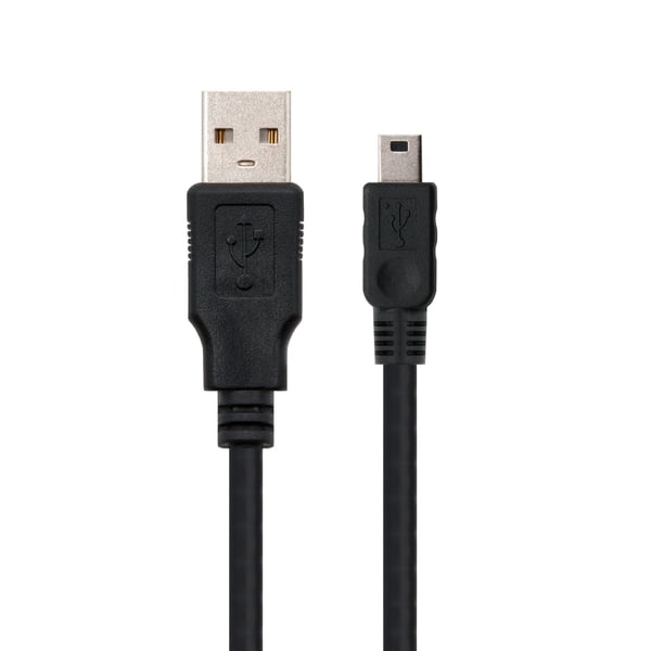 Nanocable 10.01.0401 USB-kabel USB 2.0 1 m USB A Mini-USB B Sort