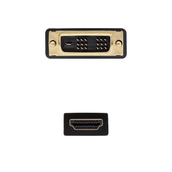 Nanocable 10.15.0502 videokabel adapter 1,8 m DVI HDMI Sort
