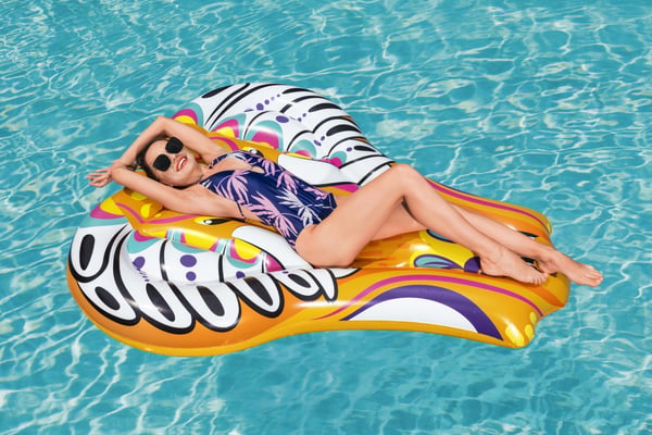 Bestway 43491 pool- och badmadrass Multifärg Mönstrad Vinyl Flytande ö