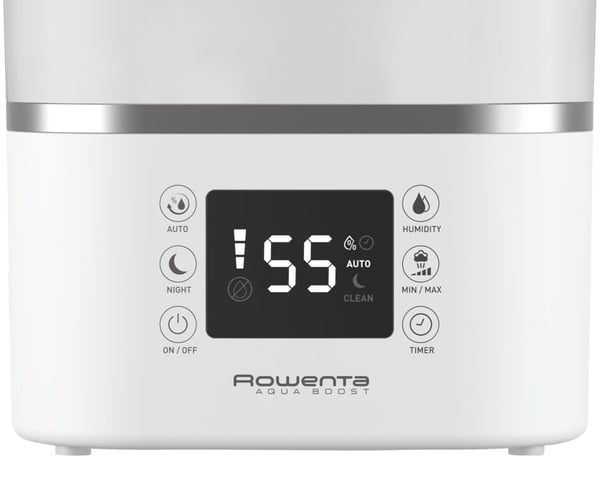 Rowenta Aqua Boost HU4020 luftfuktare Ultraljud 2,5 l Vit, Silver 115 W
