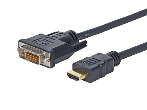 Vivolink PROHDMIDVI3 videokaapeli-adapteri 3 m HDMI-tyyppi A (vakio) DVI-D Musta