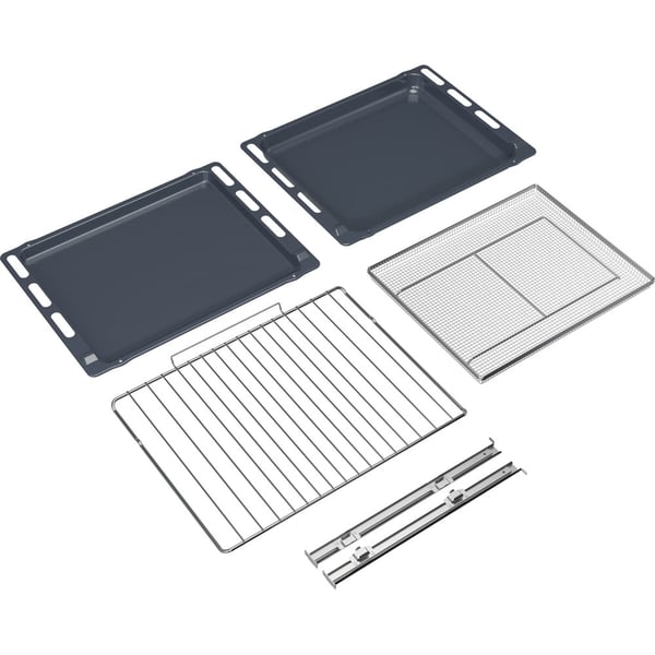 Hotpoint HAO 258HSU1F X 71 L Sort, Rustfrit stål