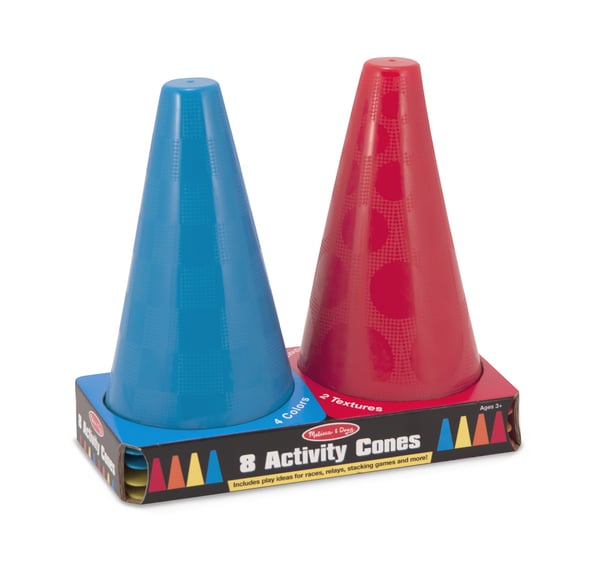 Melissa & Doug Activity Cones - Set of 8