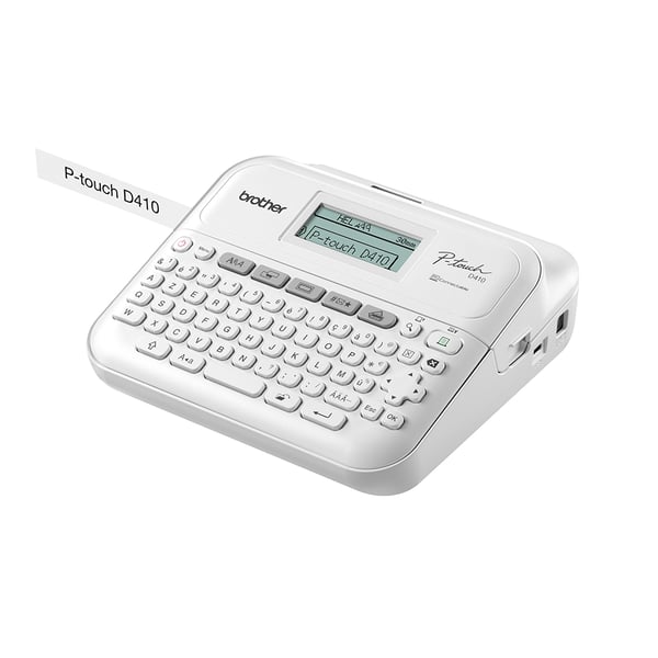 Brother PT-D410 etiketprinter Termisk overførsel 180 x 180 dpi 20 mm/sek. Ledningsført TZe QWERTY