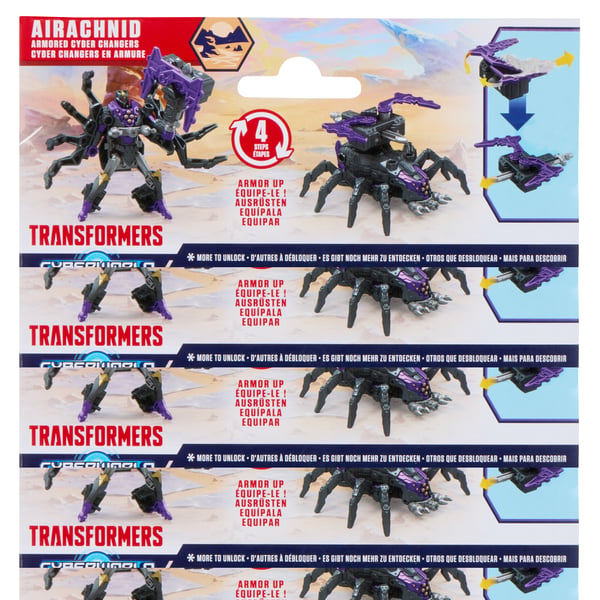 Transformers CYBERWORLD Airachnid Armored Cyber Changers