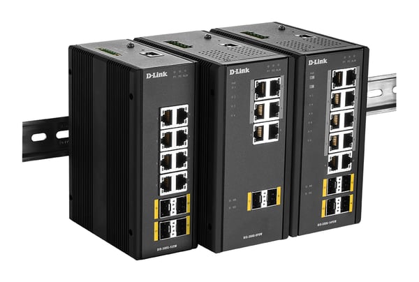 D-Link DIS‑300G‑12SW hanterad L2 Gigabit Ethernet (10/100/1000) Svart