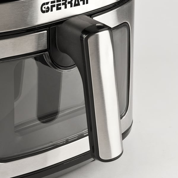 G3 Ferrari Friggisano Visual Single 6,5 l Fristående 1700 W Varmluftsfritös Svart, Silver