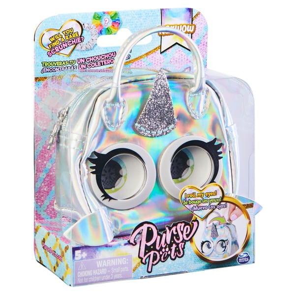 Purse Pets BAG Micro Narwhal GML Silver Pojke/flicka Handväska