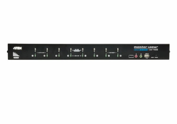 ATEN CS1768 KVM-switchar Blå