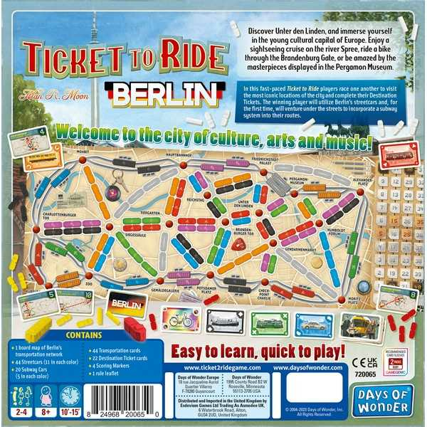 Asmodee Ticket to Ride : Berlin Ticket To Ride: Berlin Brætspil