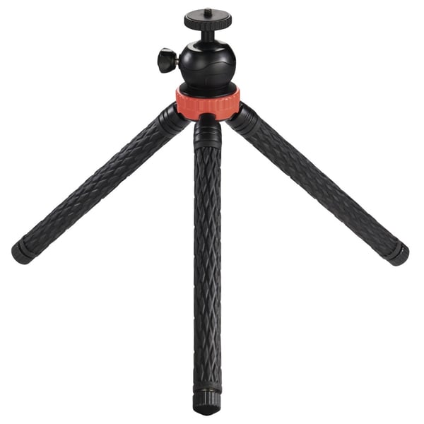 Hama Traveller Pro kamerastativ Smartphone/action kamera 3 ben Sort, Rød