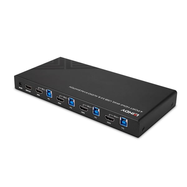 Lindy 39313 KVM-switchar Svart