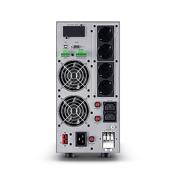 CyberPower Online S Series OLS3KECR UPS-virtalähde Taajuuden kaksoismuunnos (verkossa) 3 kVA 2700 W 7 AC-pistorasia(a)