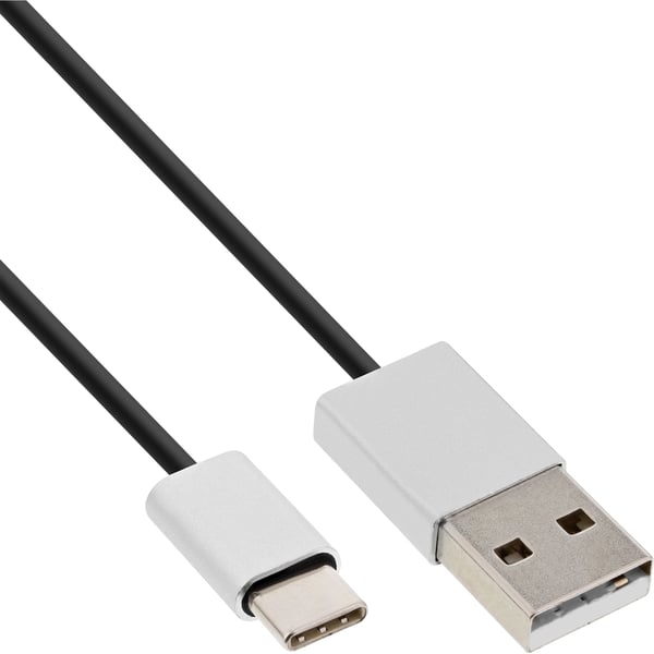 InLine 35834 USB-kabel USB 2.0 1,5 m USB C USB A 0,48 Gbit/sek. Sort