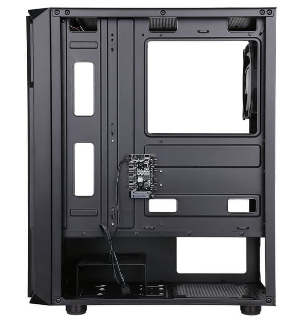 itek ITGCAST33B datorväskor Midi Tower Svart