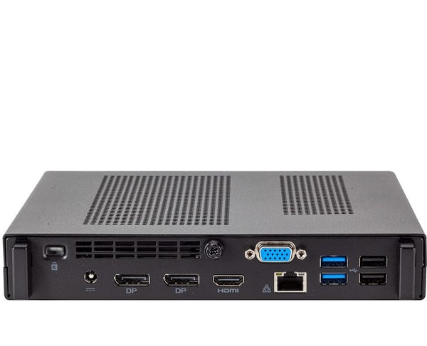 bluechip BUSINESSline S3136 Intel® Core™ i3 i3-14100 8 GB DDR5-SDRAM 500 GB SSD Windows 11 Pro Mini PC Mini-PC Svart