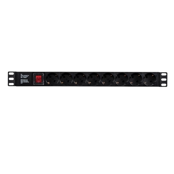 aiten data 20.08.19 strømforsyningsenhed (PDU) 8 AC stikkontakt(er) 1U Sort