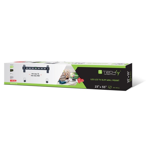 Techly ICA-PLB 139M TV-kiinnike 139,7 cm (55") Musta