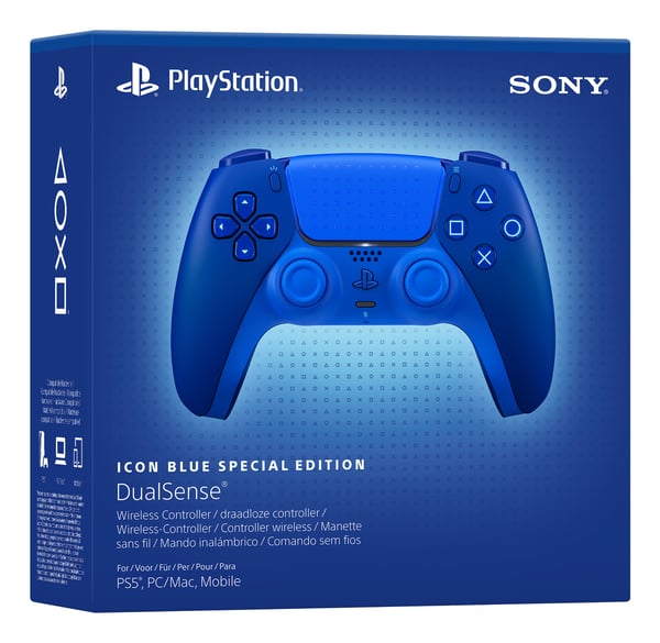 Sony Interactive Entertainment DualSense - Icon Blue Sininen Bluetooth/USB Pad-ohjain Analoginen/Digitaalinen PlayStation 5