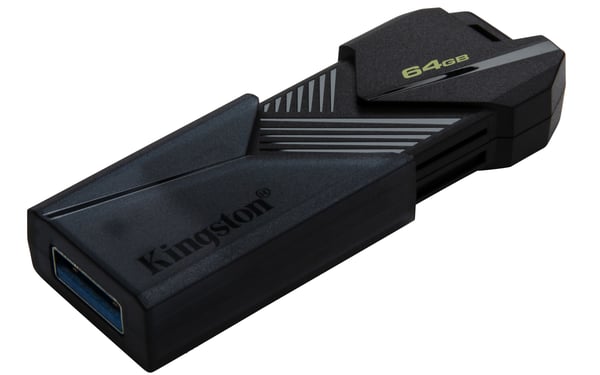 Kingston Technology DataTraveler 64 GB Portable USB 3.2 Gen 1 Exodia Onyx