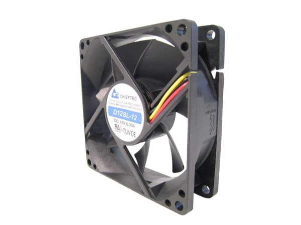 Chieftec AF-1225S Computerkølesystem Computerkabinet Ventilator Sort
