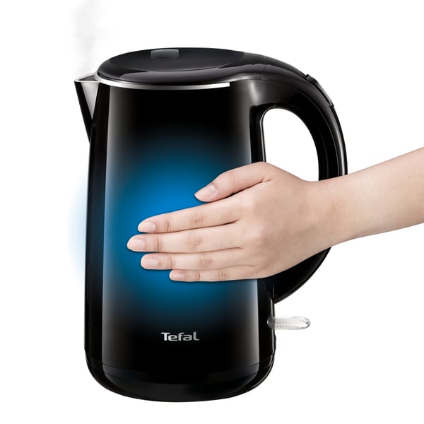 Tefal Safe'Tea KO2608 elkedel 1,7 L 1800 W Sort