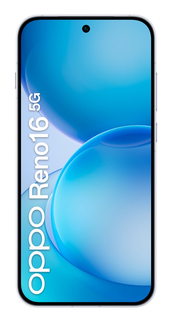 OPPO Reno16 5G 16,1 cm (6.32") Dual SIM Android 16.0 USB Type-C 8 GB 512 GB 6000 mAh Hvid