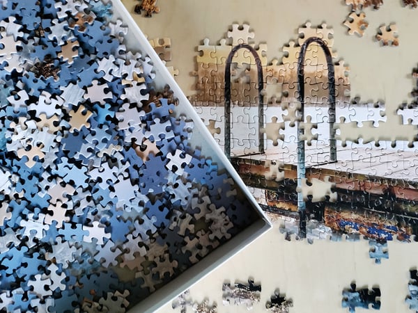 Tactic Puzzle Lovers Winter Swimming 1000 palan palapeli